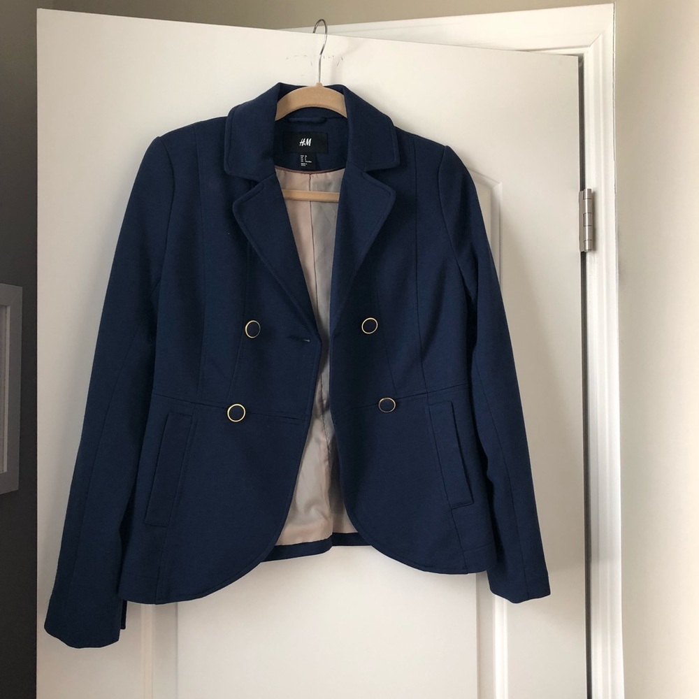 H&M navy blue blazer